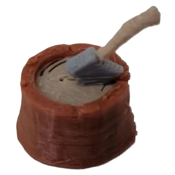 1/64 Axe on a Stump, Each - RWM60003-001-064