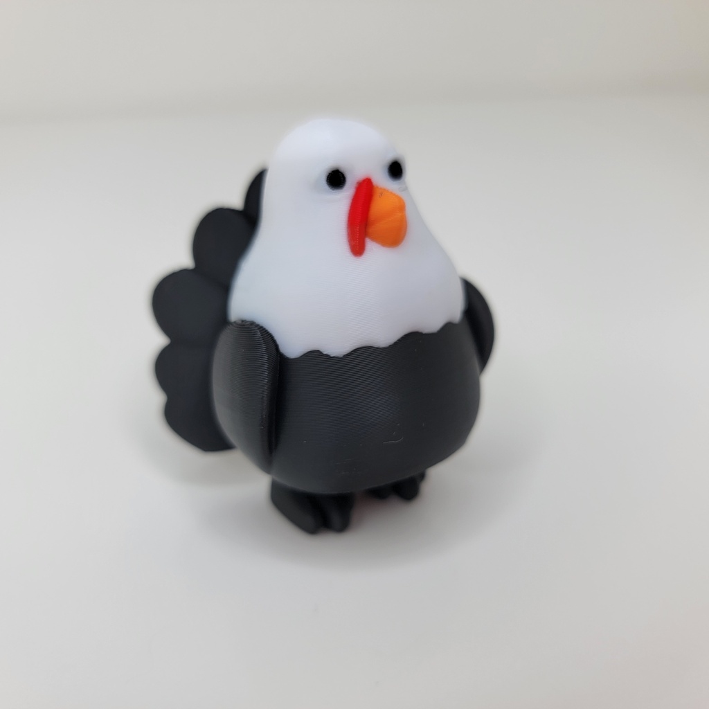 Zou Turkey with Shoes, Black - STL1029-002