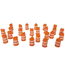 1/64 Traffic Drums, 25 Pack - RWM60006-064