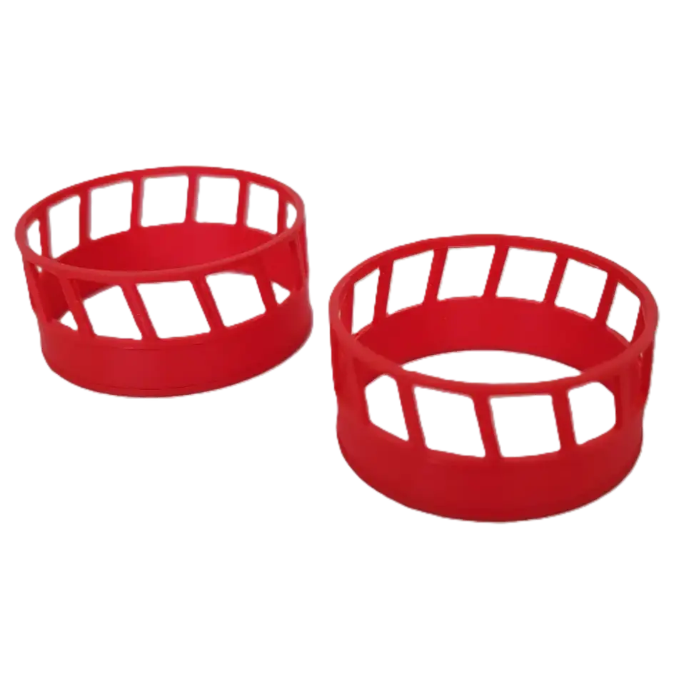 1/64 Round Bale Feeder, Red, 2 Pack - RWM60010-2RD-064