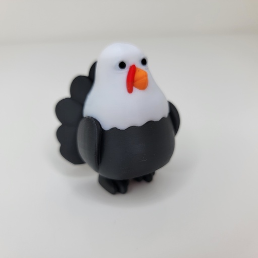 [STL1029-002] Zou Turkey with Shoes, Black - STL1029-002
