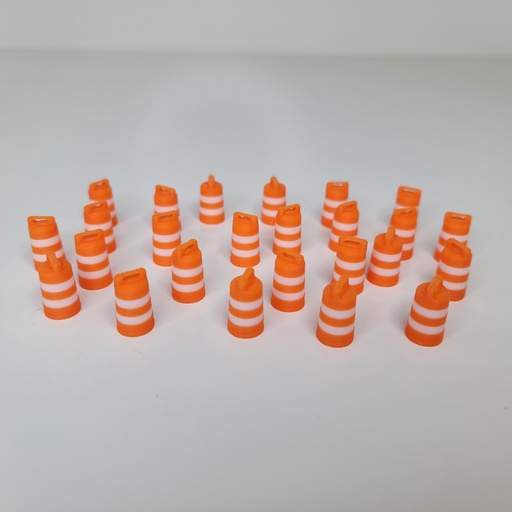 [MVT60006-064] 1/64 Traffic Drums, 25 Pack - MVT60006-064