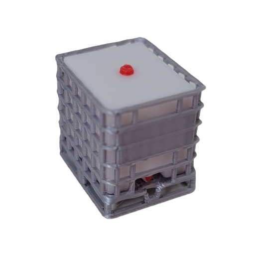 [RWM60011-BE-064] 1/64 IBC Tote with Pallet and Cage, 275 Gallon, Bulk Each - RWM60011-BE-064