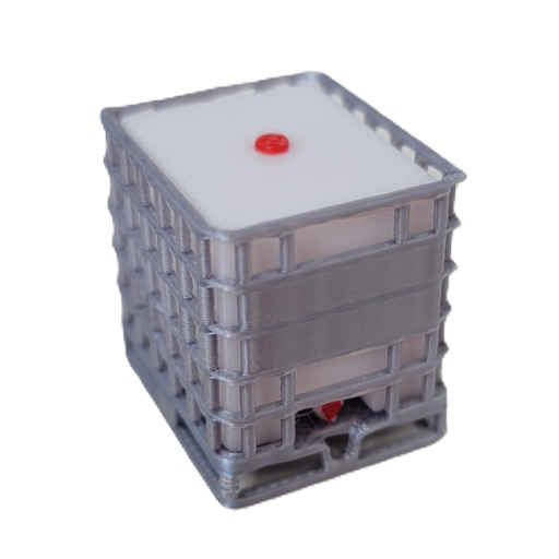 [RWM60011-BE-050] 1/50 IBC Tote with Pallet and Cage, 275 Gallon, Bulk Each - RWM60011-BE-050