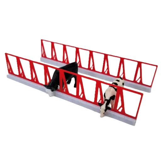 [RWM50004-064] 1/64 Barn Head Lock, 8 Cows, 2 Pack - RWM50004-064